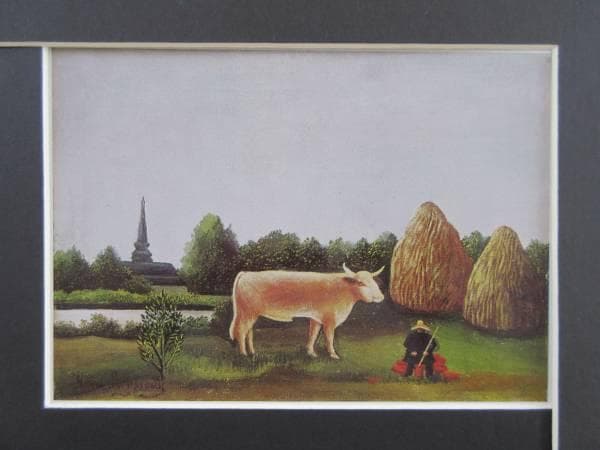 ルソー　牛のいる風景　図録・レゾネより　状態良好　新品額付