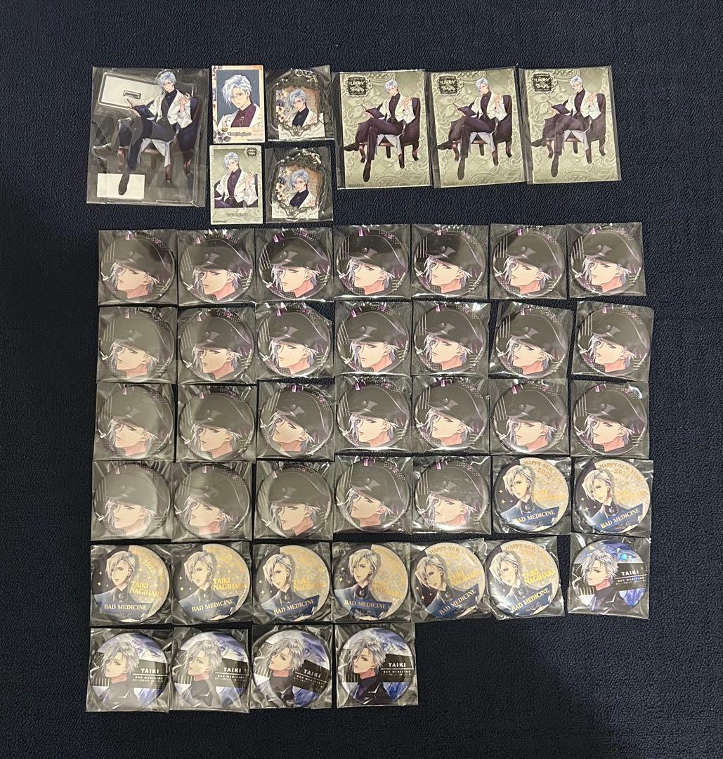 BAD MEDICINE バディスン 凪原大貴 アクスタ 缶バッジ ラメカード