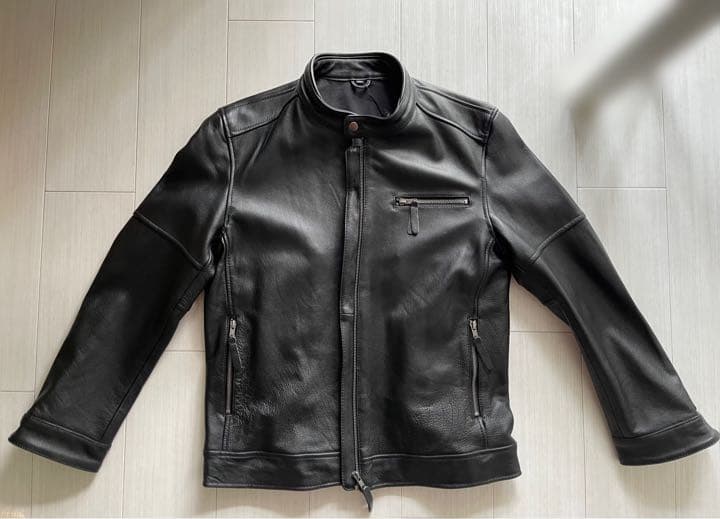 VIIBOYブランド 牛本革 ライダースジャケット ブラック Amazon.co.jp: [VIIBOY] 本革バイクジャケット 本革ジャケット 牛革