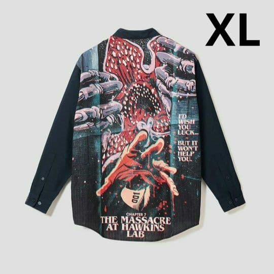 ストレンジャー・シングス 001｜ルーズフィットシャツ 男女兼用XL 新品