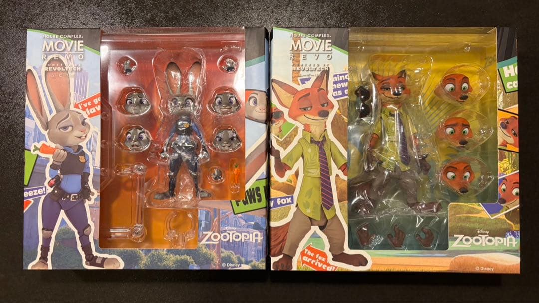 海洋堂リボルテック ズートピア ジュディ・ホップス & ニック・ワイルド