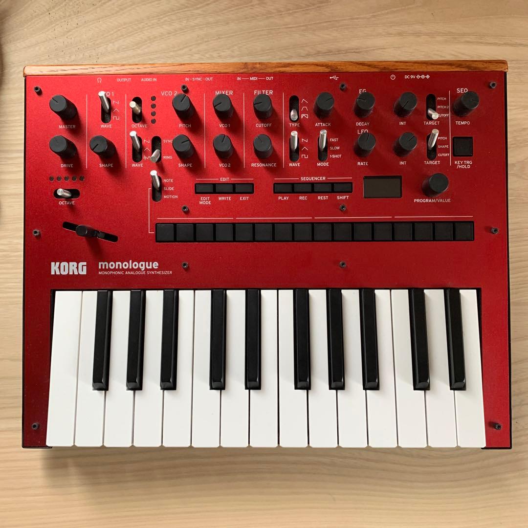 KORG monologue 赤