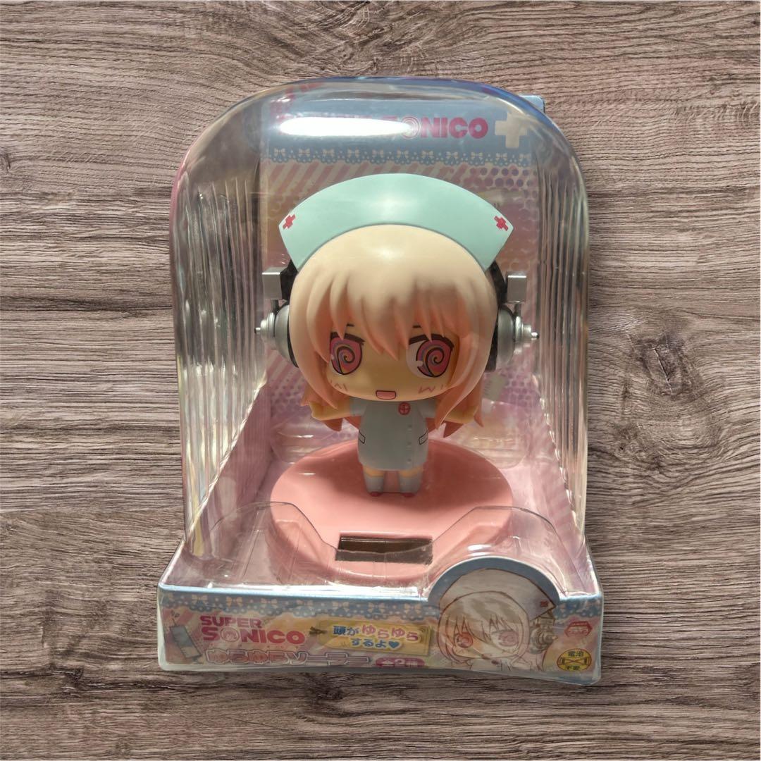 フリュー すーぱーそに子 ゆらゆらソーラー 水色　フィギュア ナース