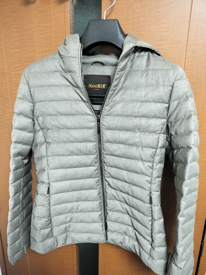 moorer カシミヤ カシミア ダウンジャケット 40 イタリア製 美品