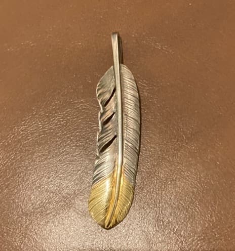 goro's（ゴローズ）先金特大フェザー 右向き