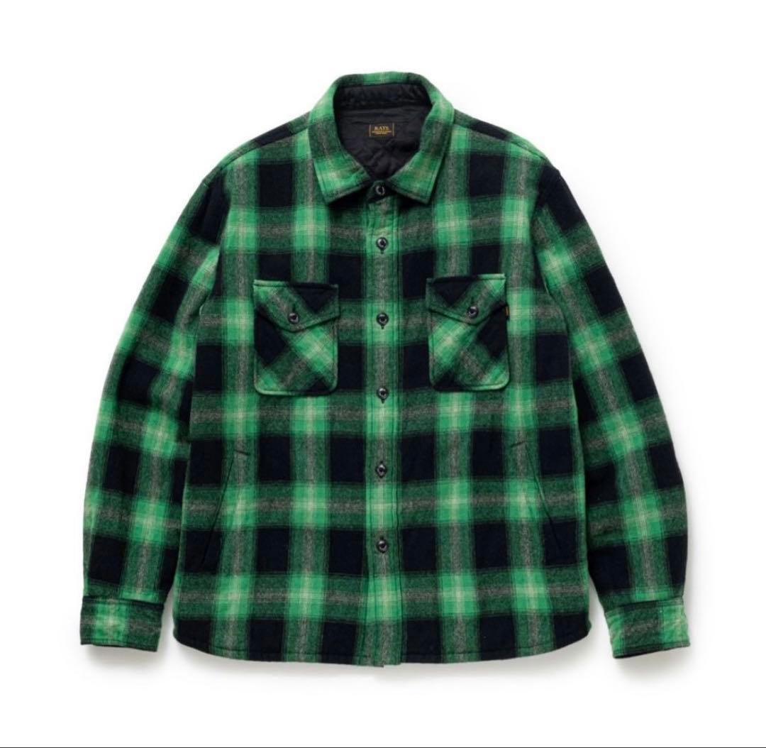 RATS WOOL CHECK SHIRT JKT XLサイズ　最安値