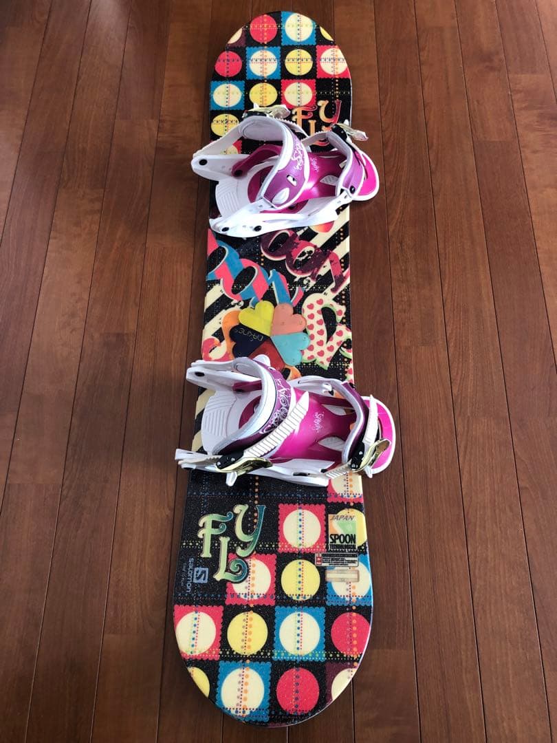 SPOON スノーボード ビンディング 110cm キッズ