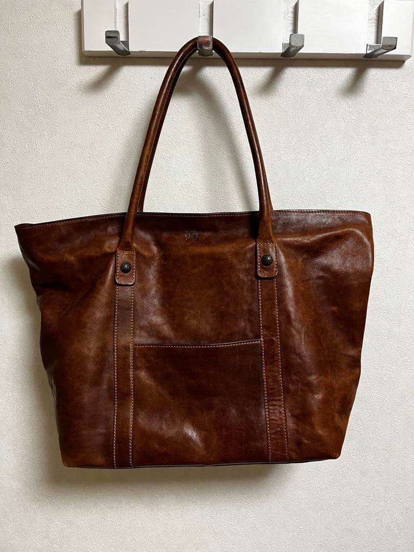 OxiDe オクサイド　トートバッグ　ビジネス　本革　ブラウン