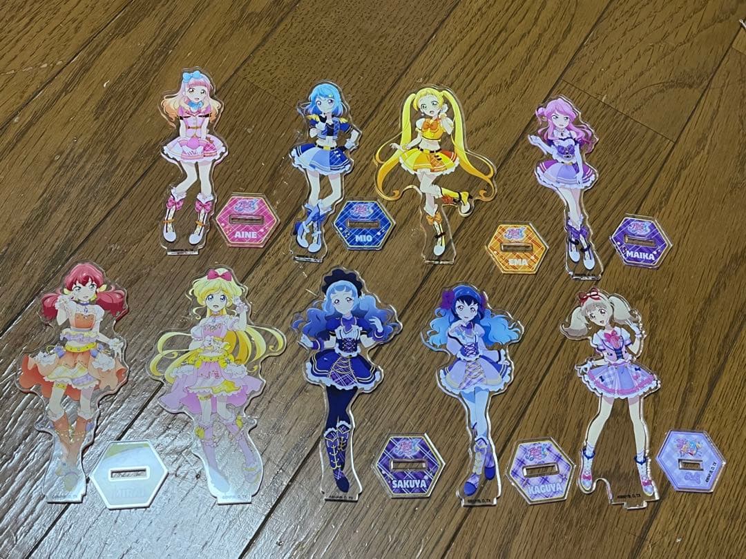 アイカツフレンズ アクリルスタンド 9種 アクスタ 2次通常販売】アイカツ！シリーズアクリルスタンド（DCDver.）アイカツ