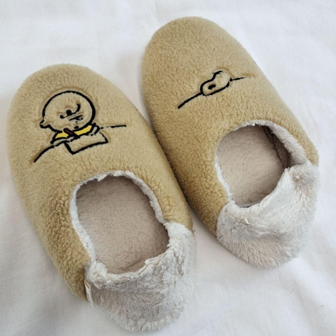 ユニクロ スヌーピー×Yu NAGABA ルームシューズ スリッパ フリース M