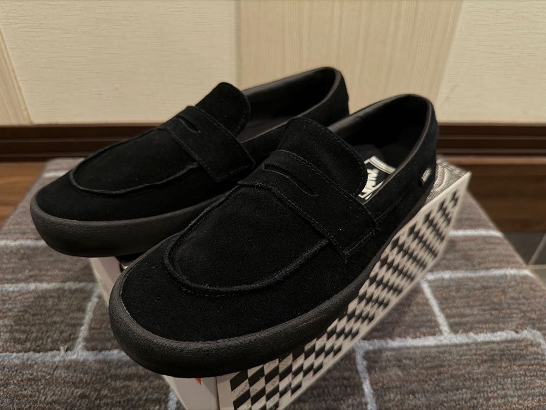 VANS Skate Loafer Suede Black バンズ ローファー