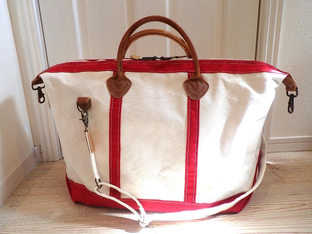 L.L.Bean エルエルビーン 大判サイズ 2wayボストンキャンバスバック