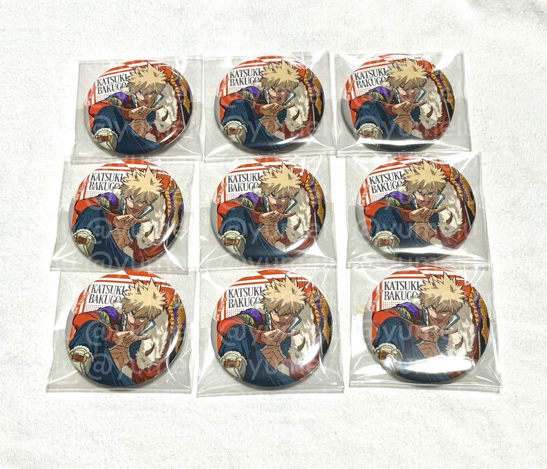 ヒロアカ 爆豪勝己 JF2025 十傑 缶バッジ 9個 セット ジャンプGIGA 2025 AUTUMN 限定誌上通販 『僕のヒーロー