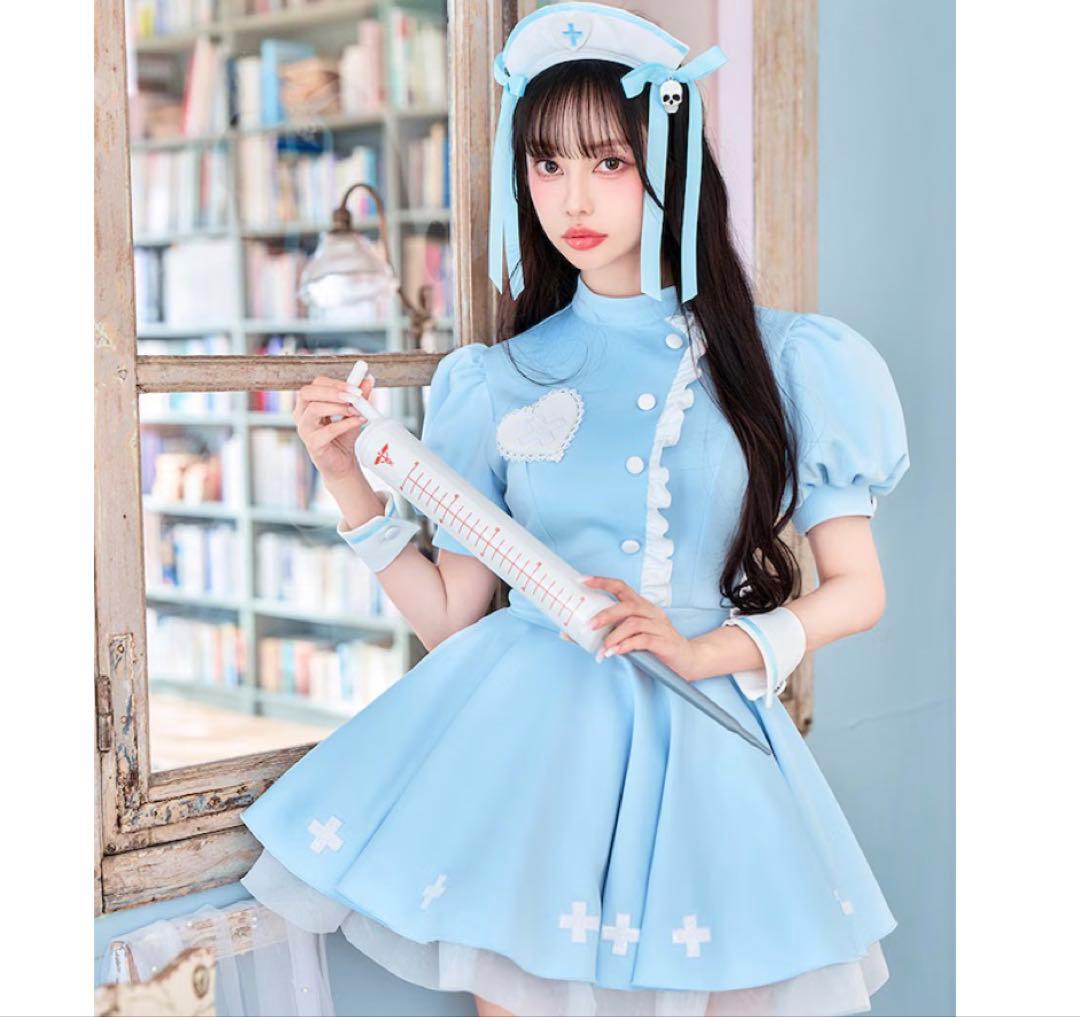 マリームーン ラブティントスカルナース ブルー Malymoon ナース