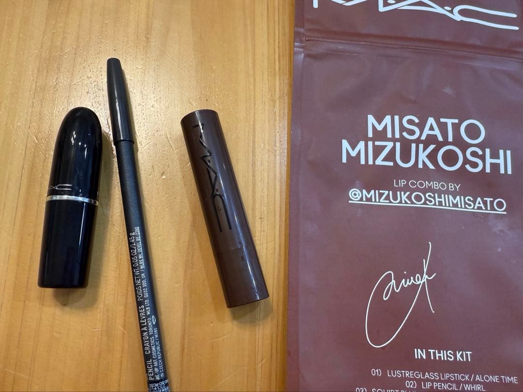 M·A·C×MISATO MIZUKOSHI“LIP COMBO” 　ブラウン