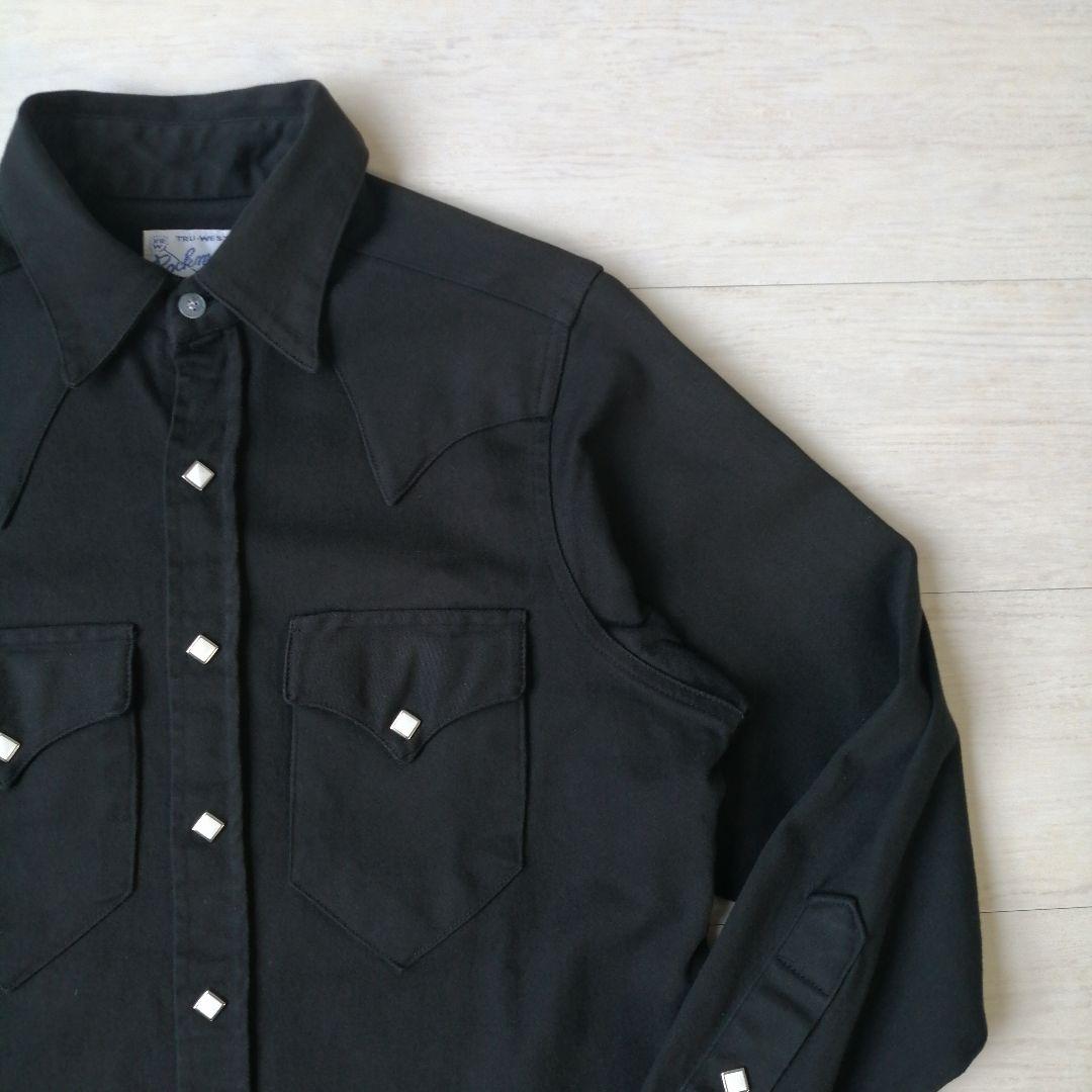 USA製】ロックマウント ウェスタンシャツ ブラック SMサイズ相当 極美