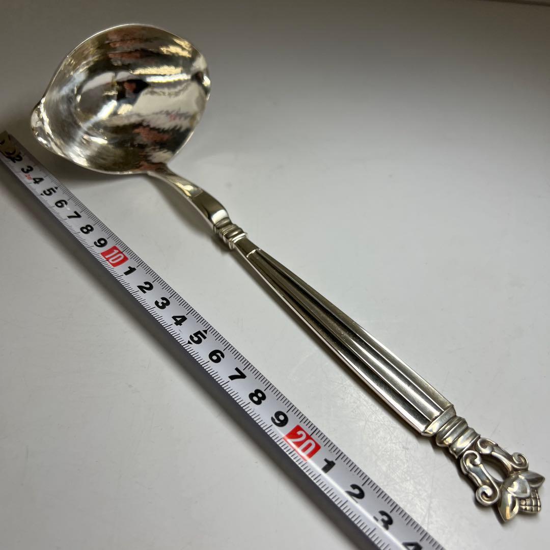 ジョージジェンセン　エコーンsterling925 グレービーレードル　135g Georg Jensen | ジョージ ジェンセン アルネヤコブセン［ARNE JACOBSEN