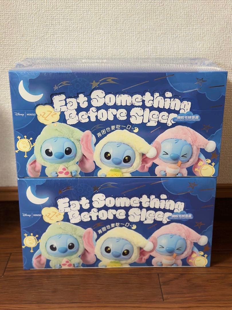 MINISO ディズニー ぬいぐるみ アソートボックス STITCH 2セット Amazon.co.jp: MINISO ディズニー ステッチ Eat Something Before