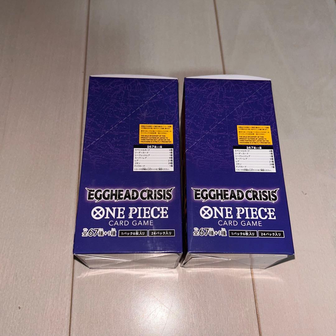 新品 EGGHEAD CRISIS ONE PIECEカードゲーム 2ボックス - メルカリ
