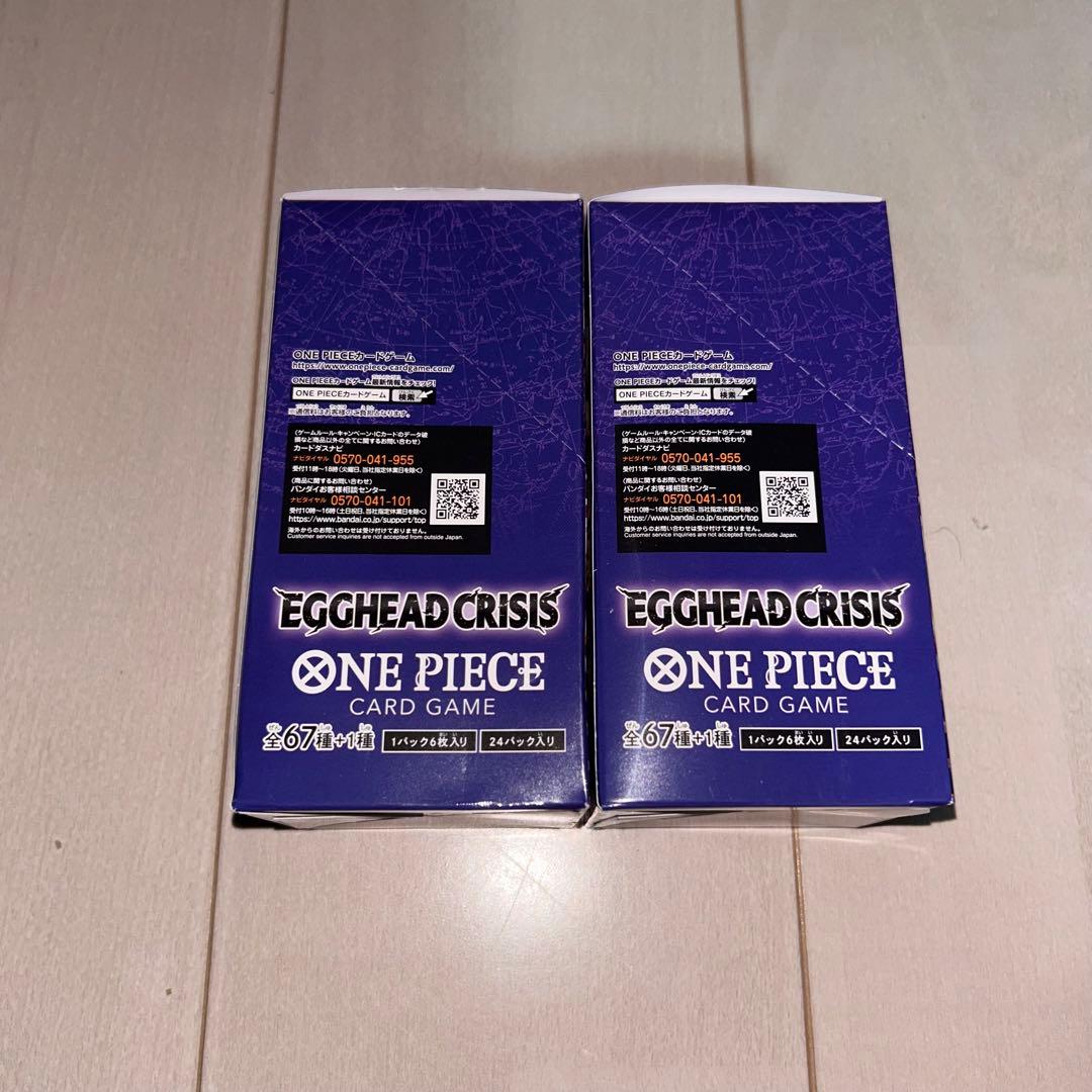 新品 EGGHEAD CRISIS ONE PIECEカードゲーム 2ボックス - メルカリ