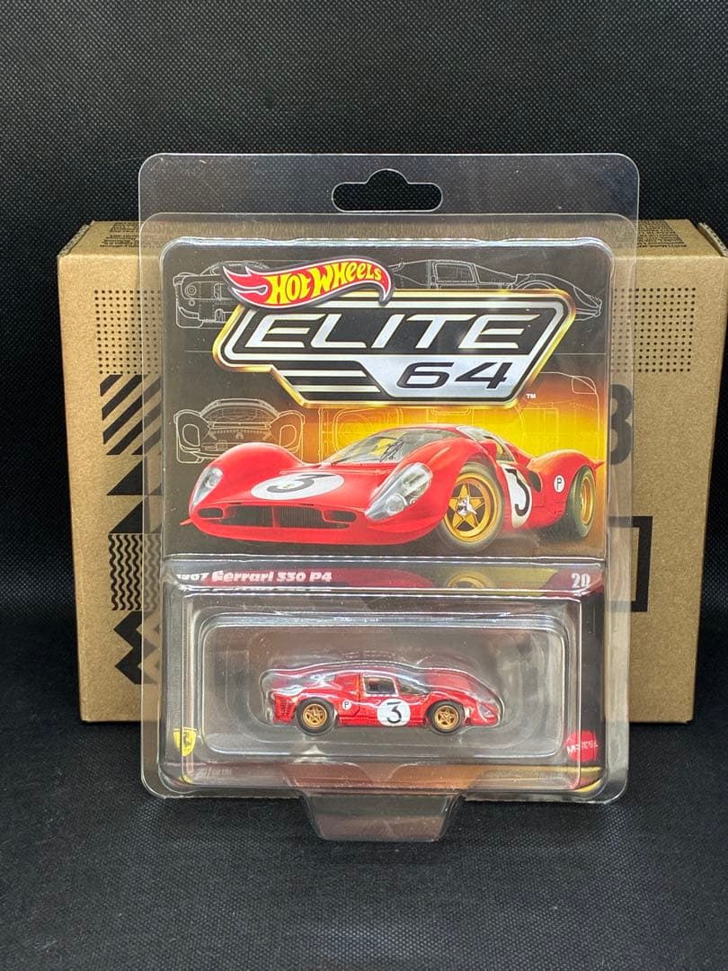 ミニカー Hot Wheels Elite 64 1967 Ferrari 330 P4