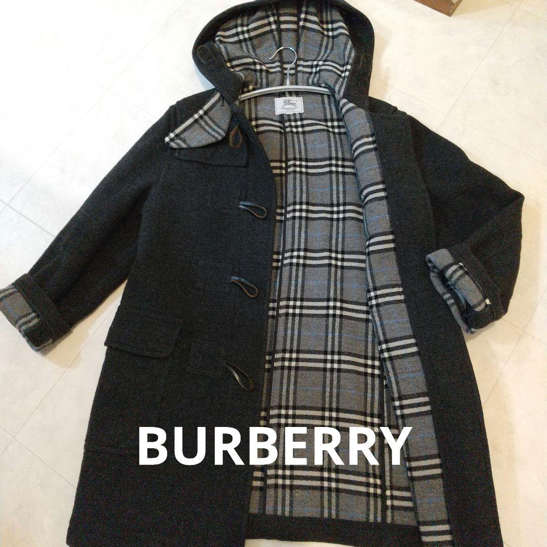 BURBERRY LONDON ダッフル コート ノバチェック グレー