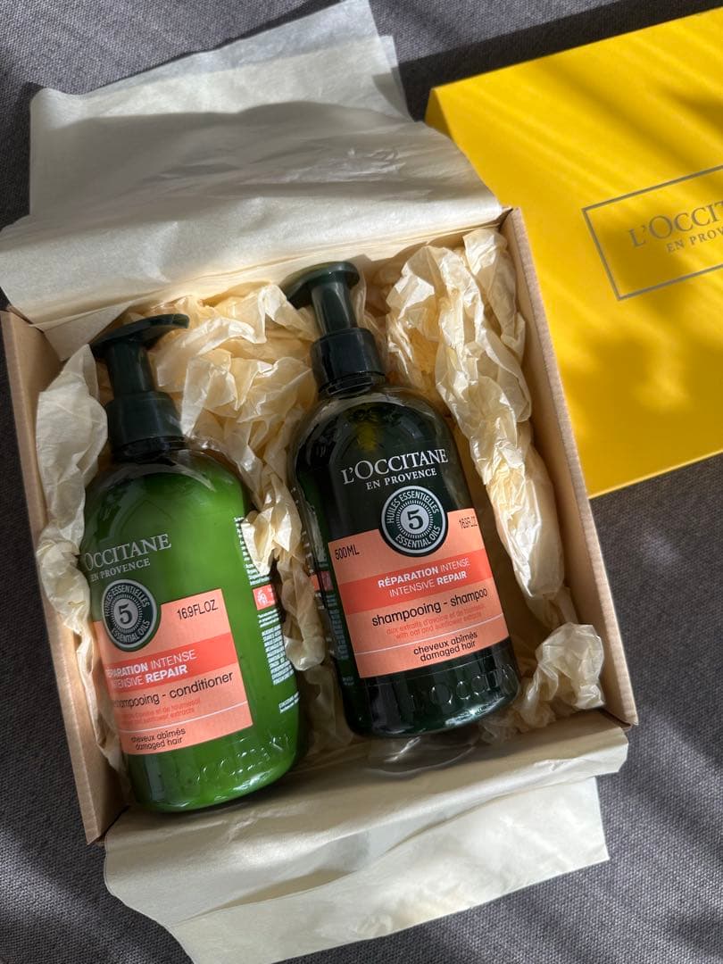 【新品】ロクシタン リペアリング シャンプー コンディショナー セットボックス付
