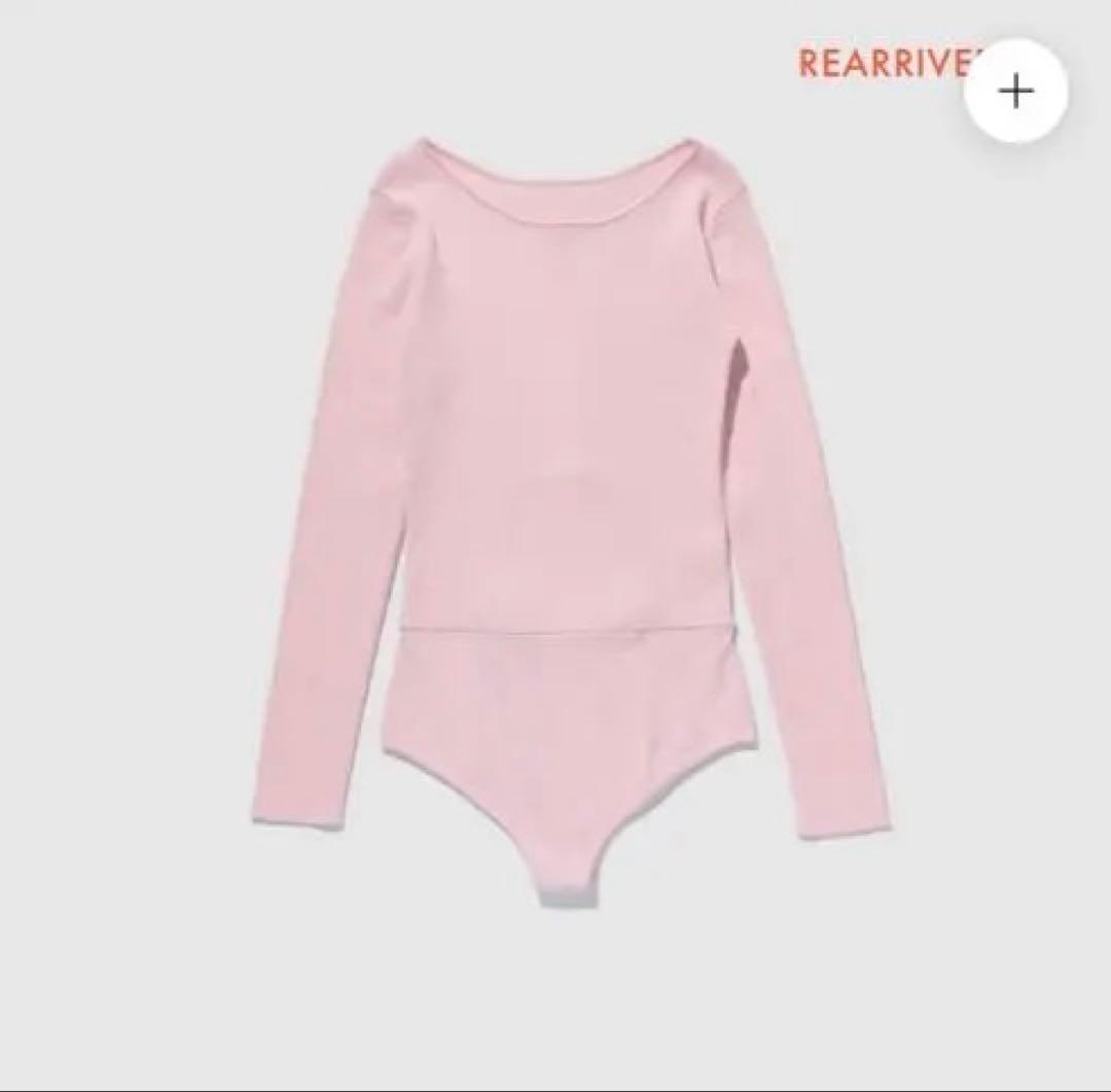 searoomlynn♡ リネンコンビ2wayクルーBODYスーツ