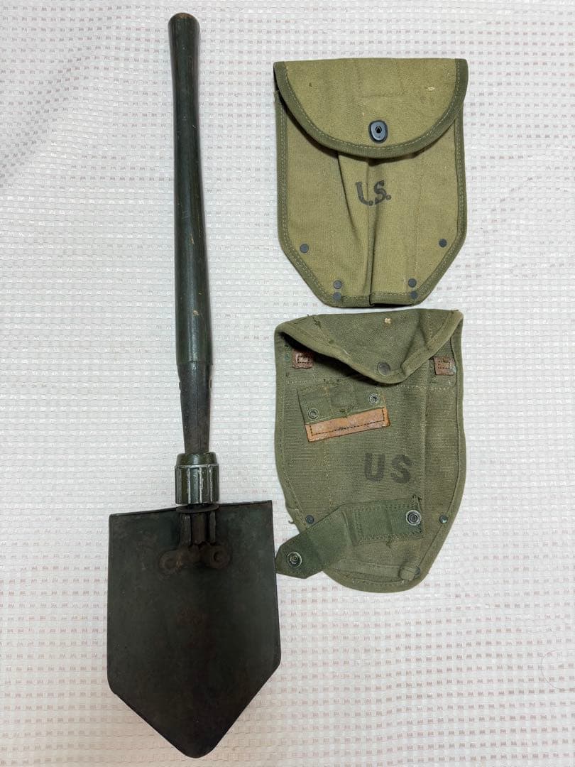 米軍 実物 M43スコップ M43+M56ケース付き