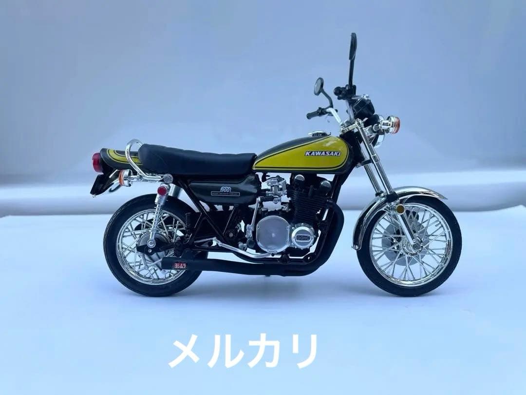 アオシマ　1/12スカイネット　カワサキZ1 ちょい改造品