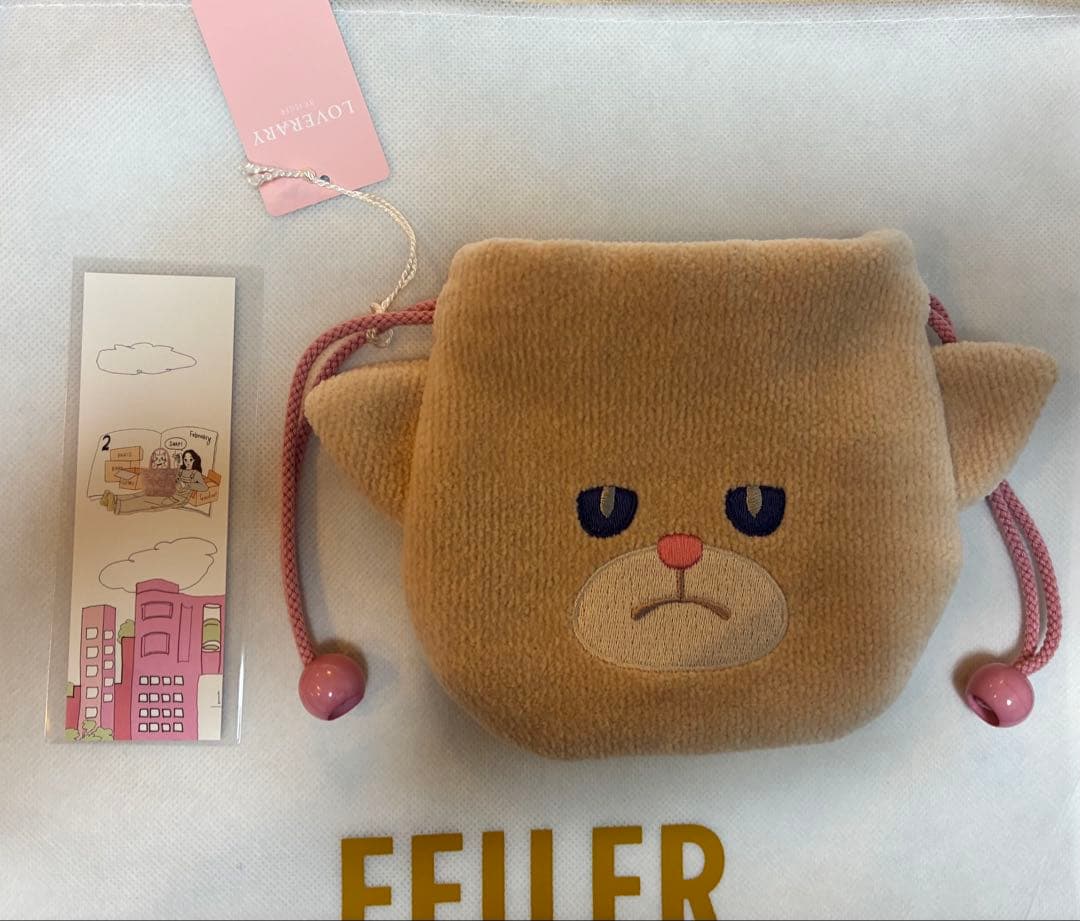 フェイラーモフモフネコチャン　ネコチャン巾着　新品未使用