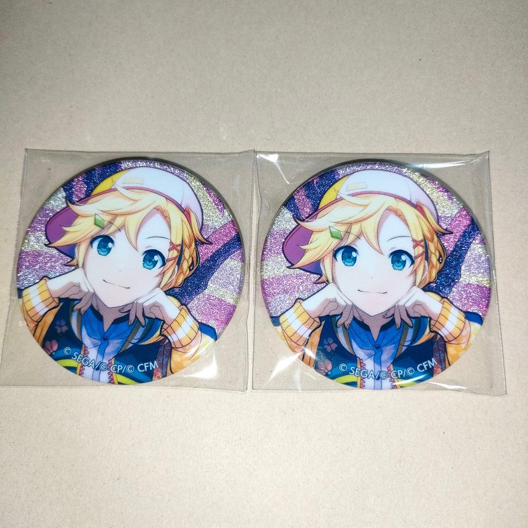 プロセカ グリッター缶バッジ グリ缶 18C 鏡音レン - メルカリ