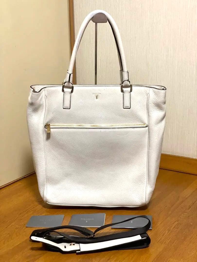 専用セラピアン　ビジネス　トートバッグ　オフホワイト　白 ボックストートバッグ （トートバッグ）｜SENSE OF PLACE by URBAN