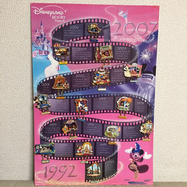 レア！パリディズニー LE900 15周年 ピンバッジ セット ピンバッチ