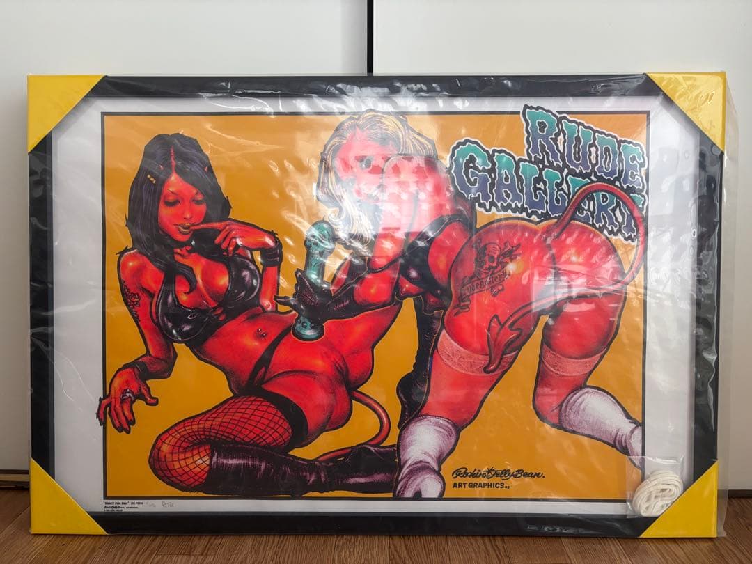 ロッキンジェリービーン ルードギャラリー シルクスクリーンポスター 送料無料