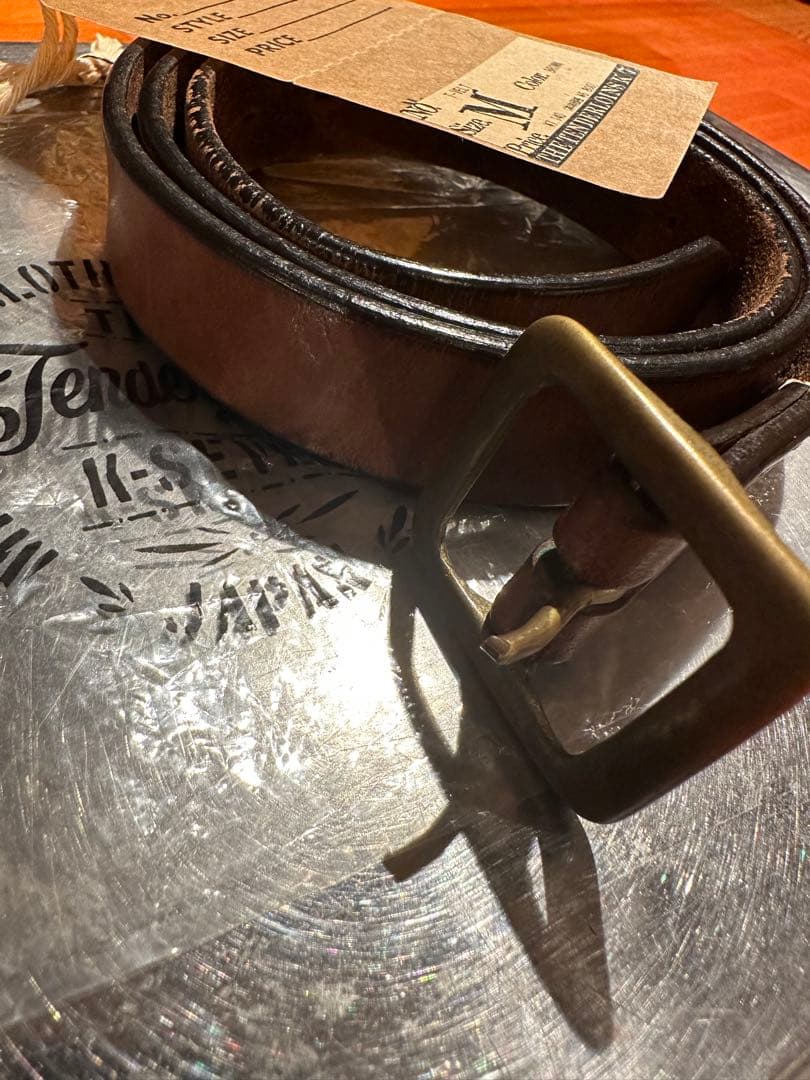 テンダーロインナローベルト　ブラウン