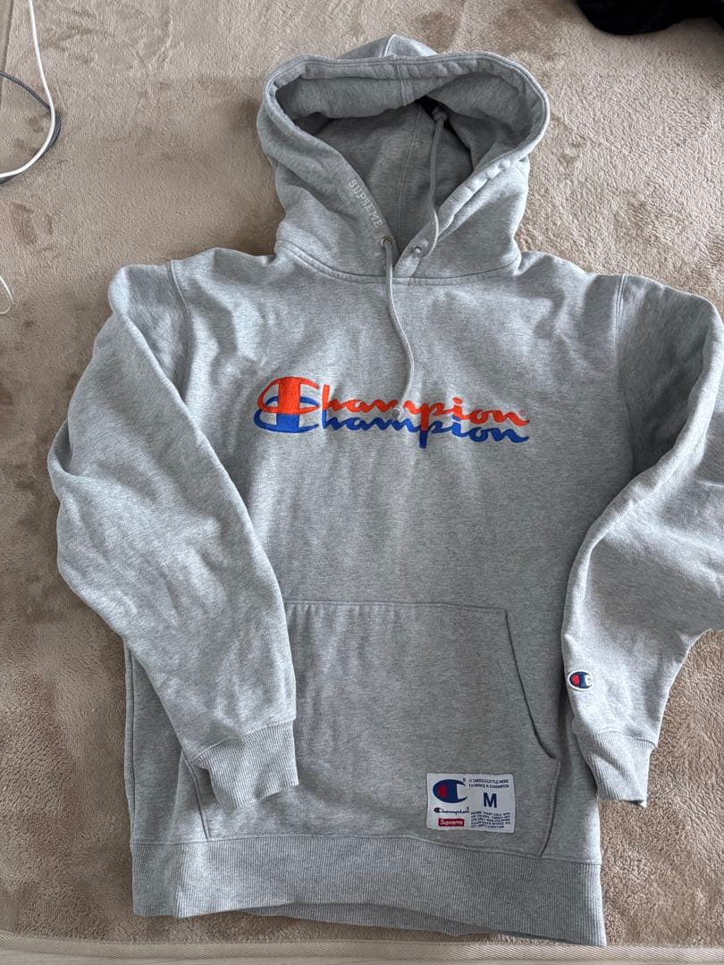 Champion Supreme パーカー M グレー Vintage SUPREME Champion Sweatshirt – HEDGE