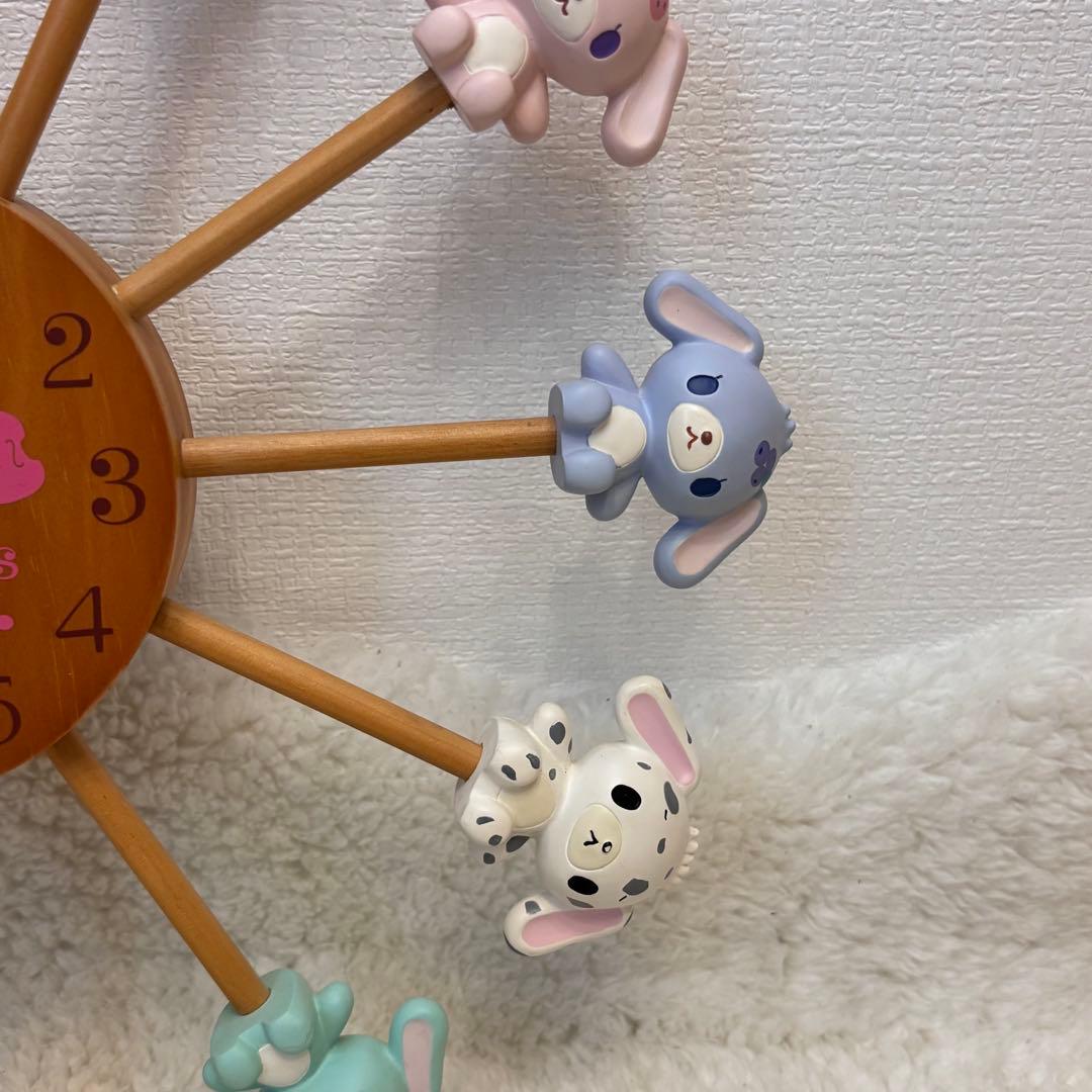 シュガーバニーズ 壁掛け時計 勢揃い 激レア サンリオ