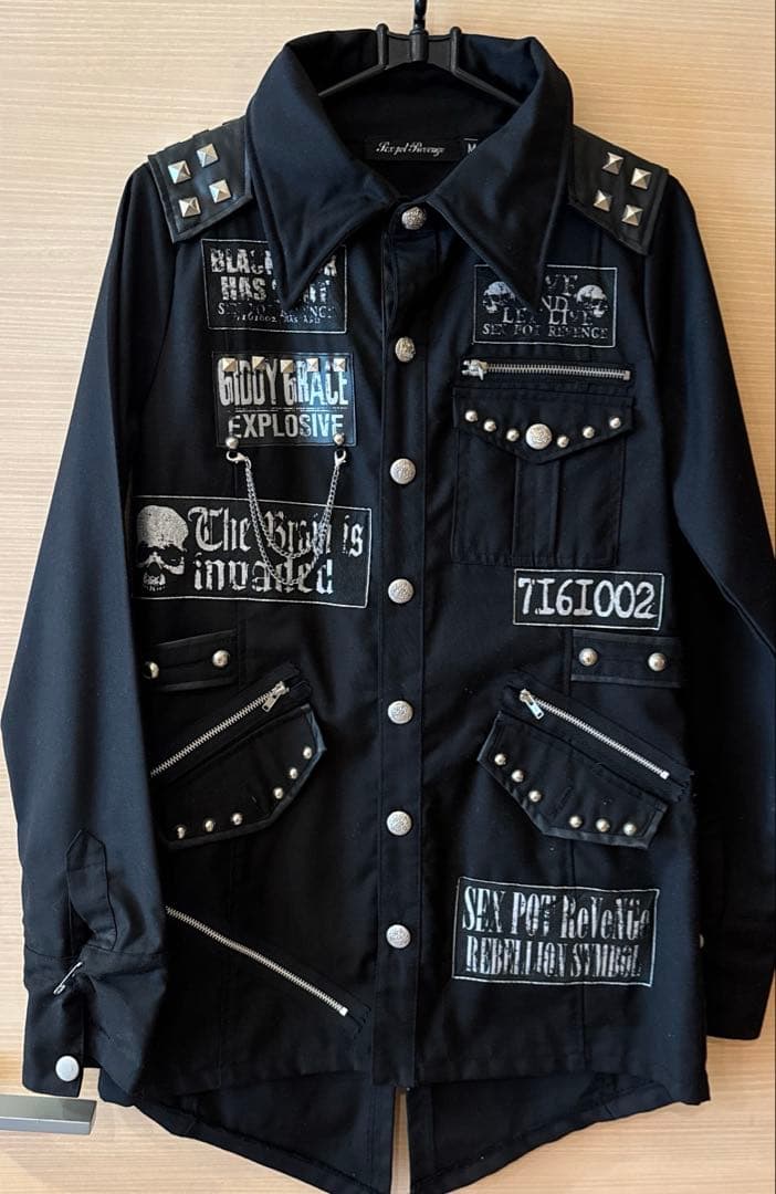【最終値下げ】Sex Pot Revenge ブラック　シャツジャケット 美品