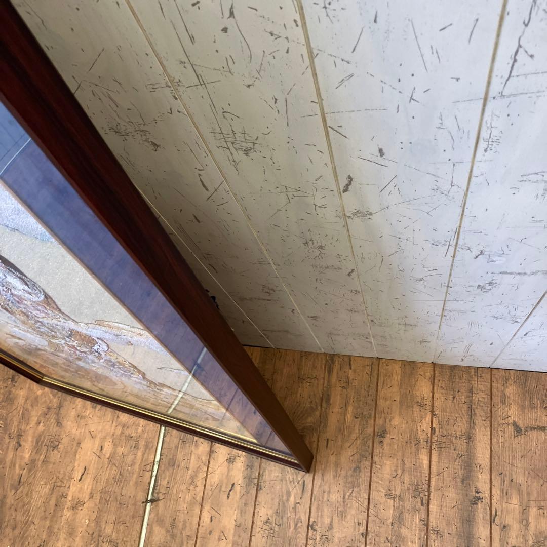 昭和レトロ 慈母観音図 着色絹本 仏画 仏教美術 悲母観音 刺繍画 刺繍