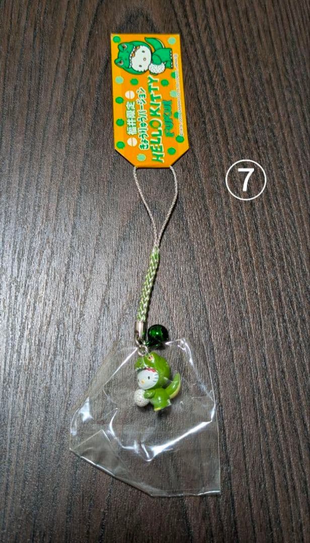 キティご当地ストラップ 福井 きょうりゅうver.