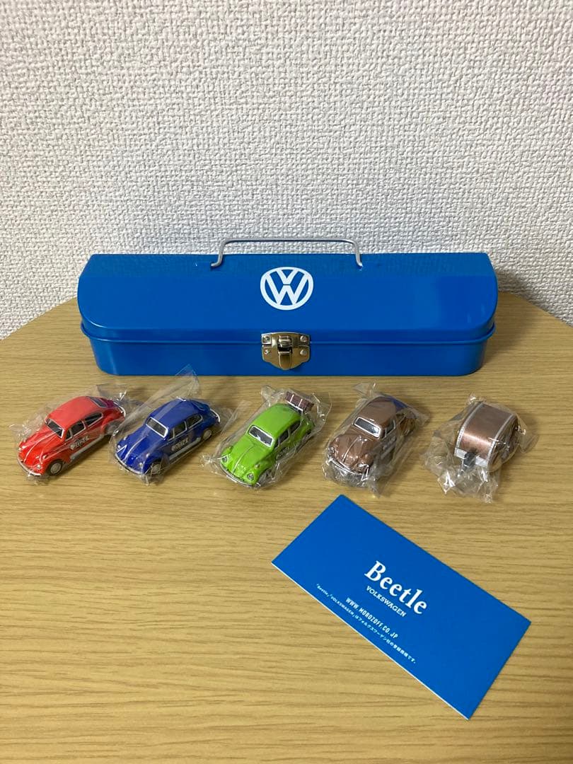 【未使用】モロゾフビートル2024 ミニカー5台×スチールコンテナ　セット