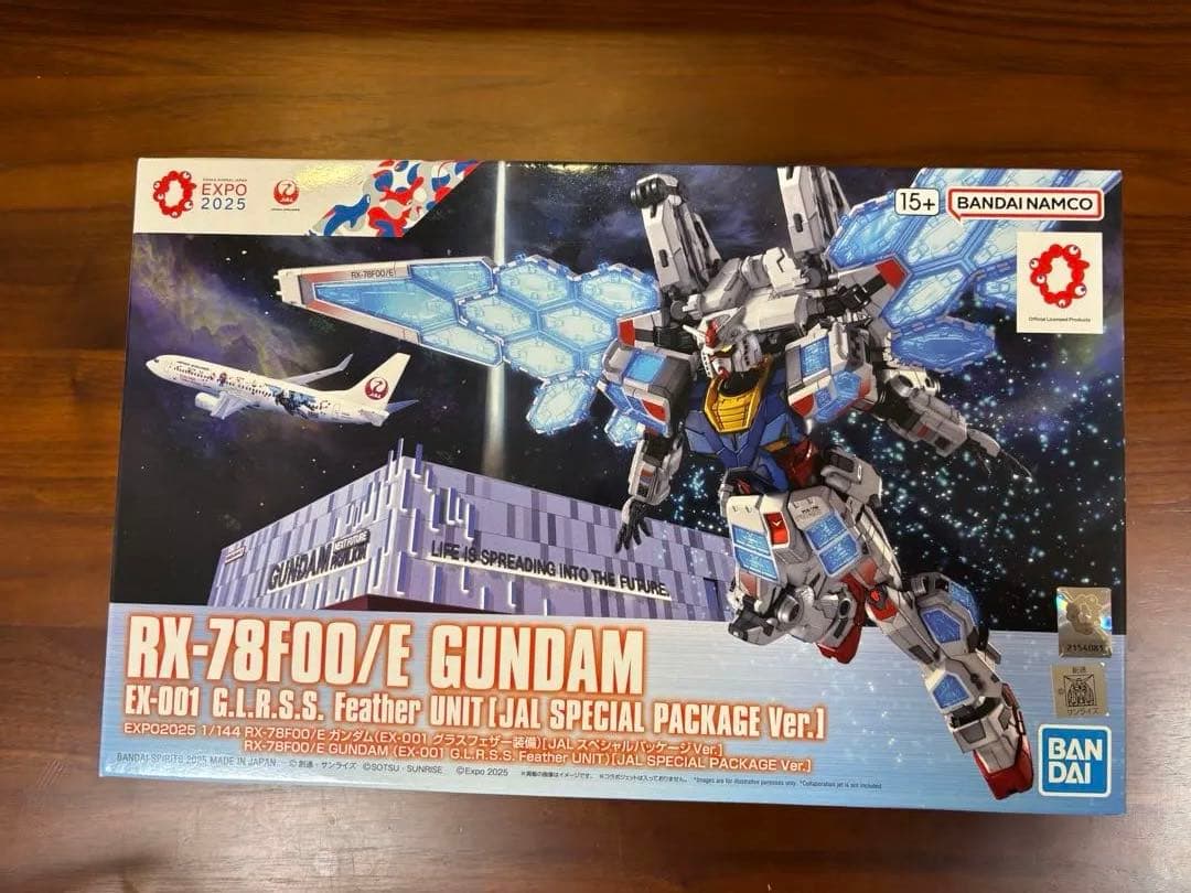 RX-78F00/E GUNDAM 万博　JAL 大阪・関西万博 RX-78F00/Eガンダム JALスペシャルパッケージVer