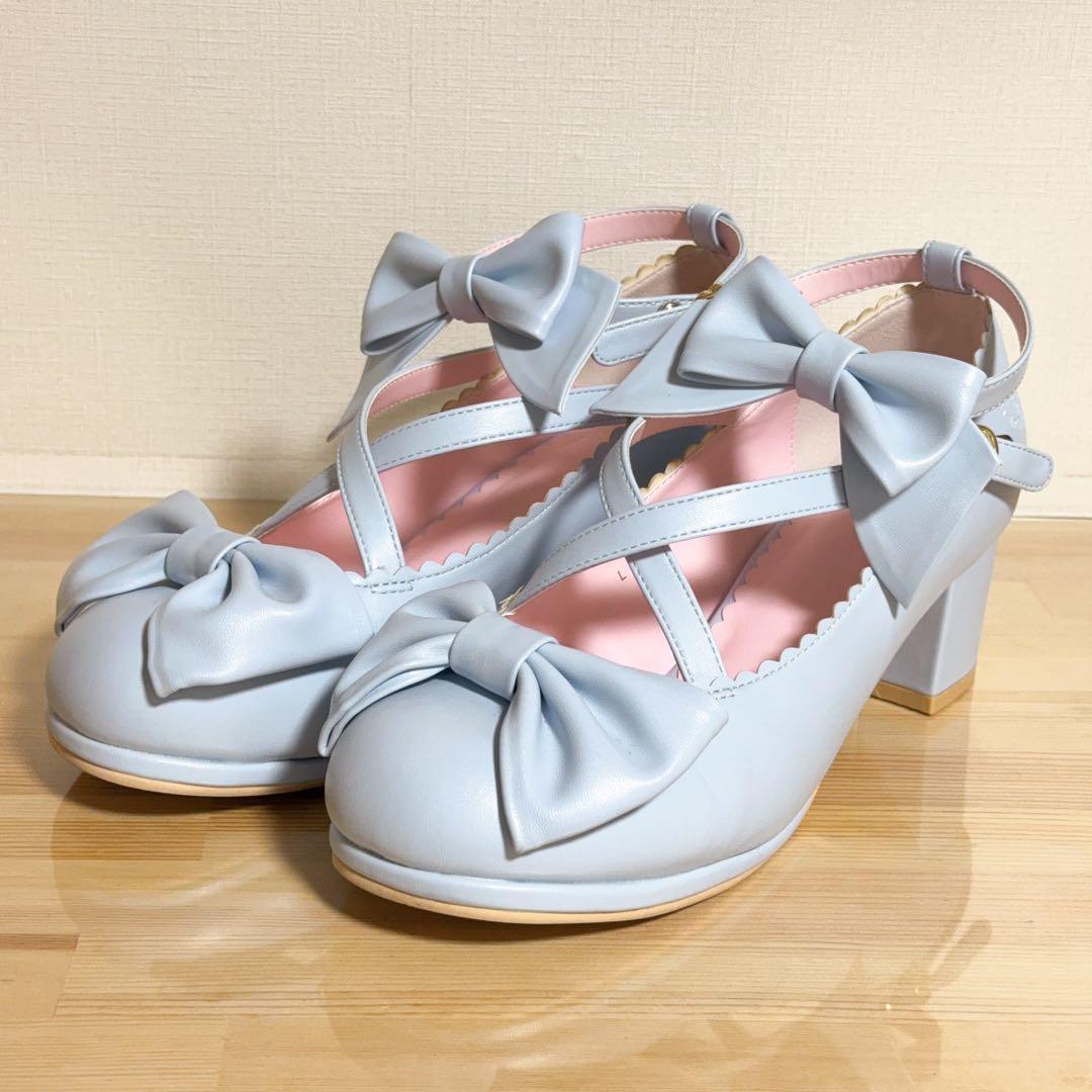 ベイビーザスターズシャインブライト Sweet Ribbonシューズ Lサイズ