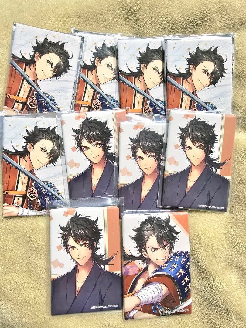 刀剣乱舞 陸奥守吉行 スクエア缶バッジ 刀剣乱舞 陸奥守吉行 軽装 スクエア缶バッジ | K-BOOKS 池袋 2次元