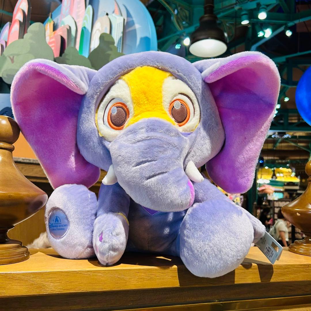 上海ディズニー　ズードピア　ゾウフィニックぬいぐるみ