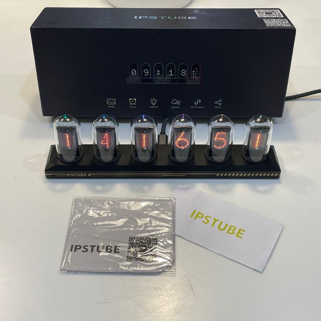 IPSTUBE デジタル時計 LCD IPS ニキシー管 風 - メルカリ