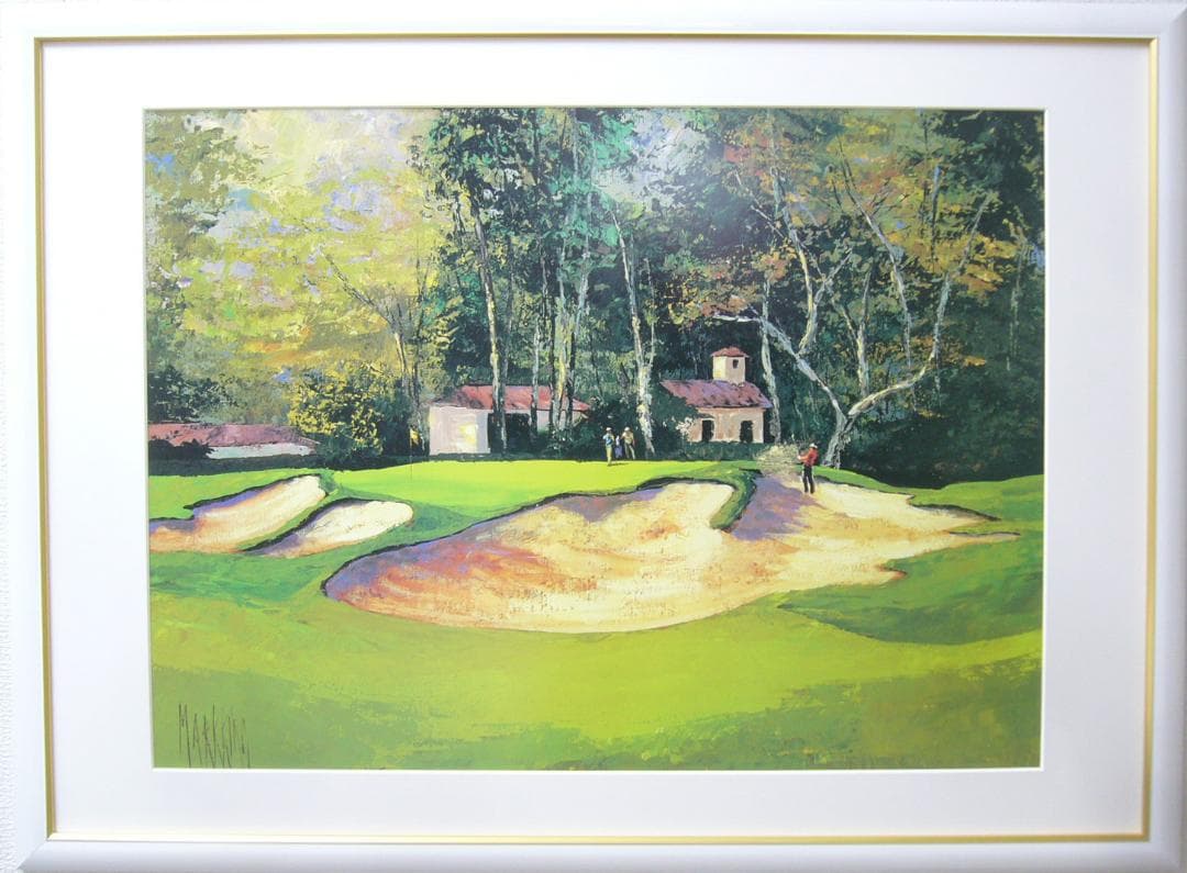 絵画　アートポスター   マークキング   ゴルフ場