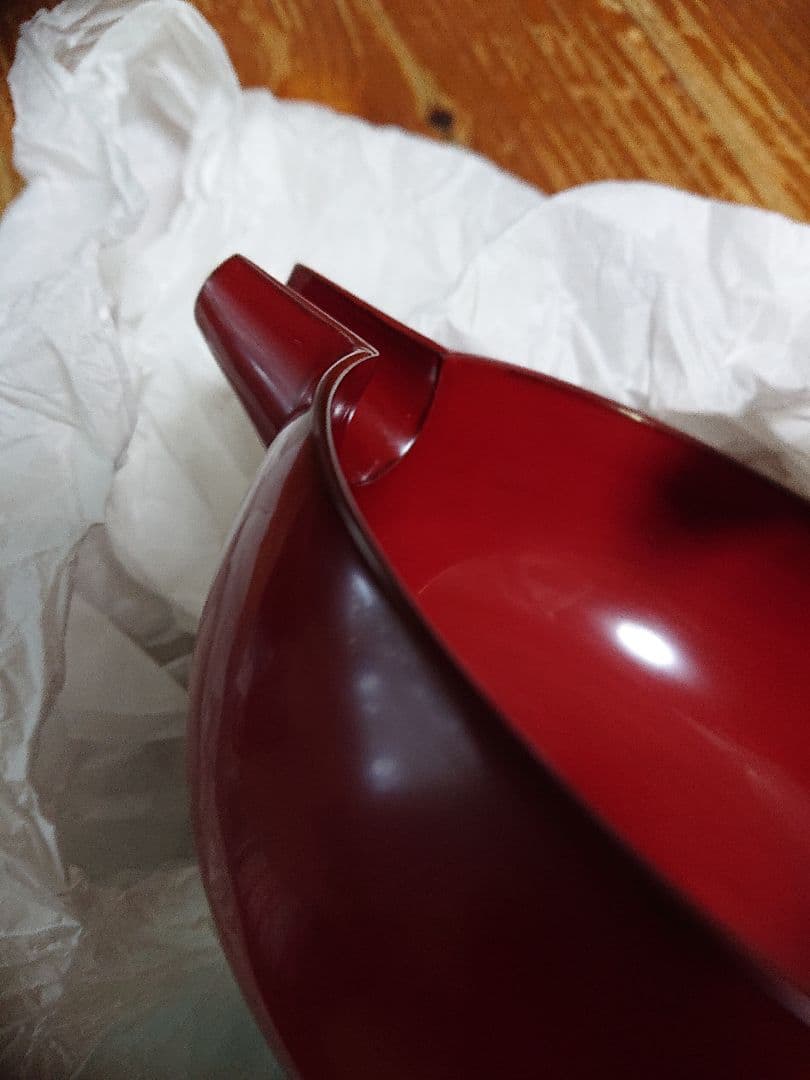 角 偉三郎 朱塗り片口 新年のお祝い事に… お値段変更 お値引きしました