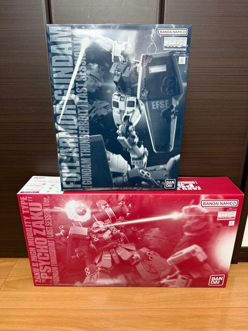 MG フルアーマーガンダム＆サイコザク　サンダーボルト　ラストセッション　セット ガンダム サンダーボルト』最終決戦時を再現できるフルアーマー